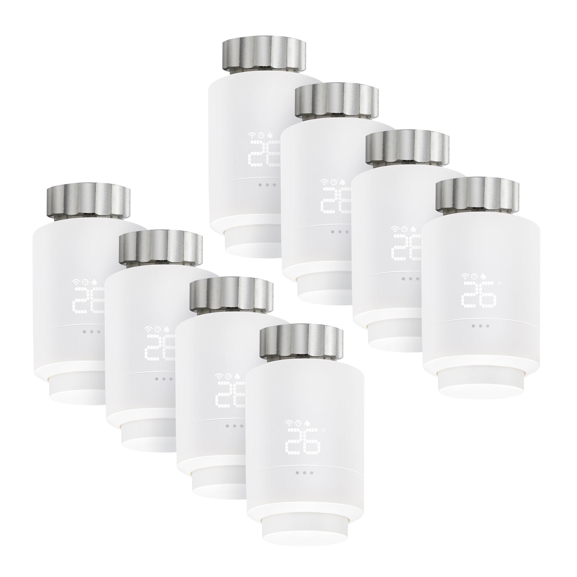 Bundle 8x Smart Thermostat WT-1 – Zigbee® Control & Heating Cost Savings
