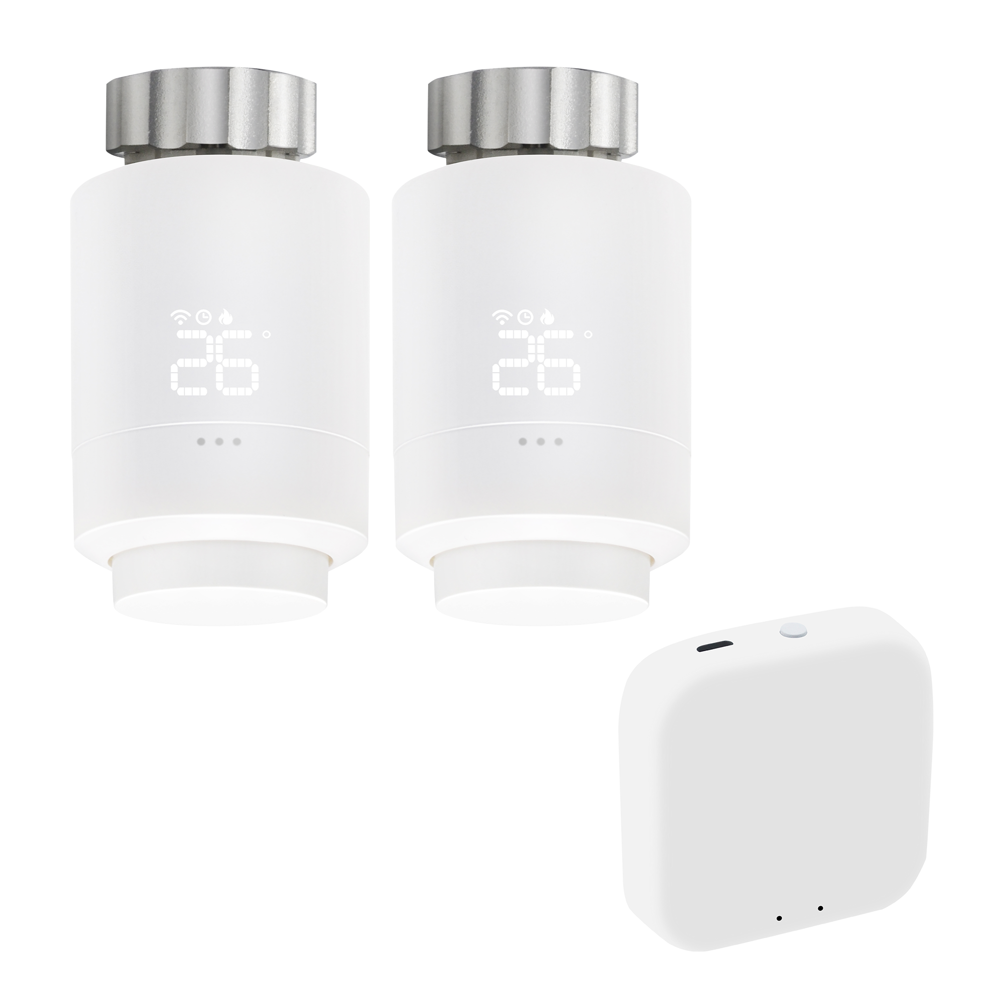 Smartes Thermostat WT-1 + Gateway WT-2G – Effiziente Heizungssteuerung mit Zigbee®