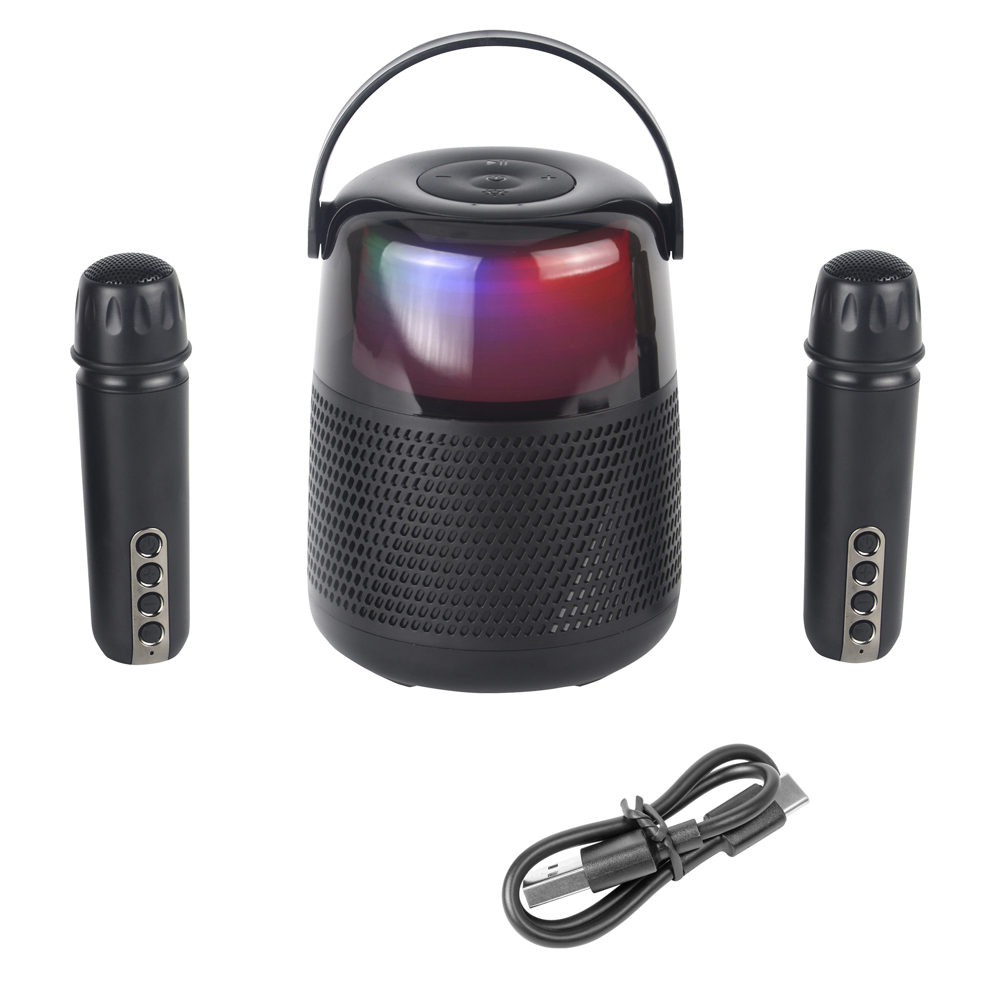 Kids Karaoke Speaker KKS-2M – Bluetooth speaker with LED lights & sound effects