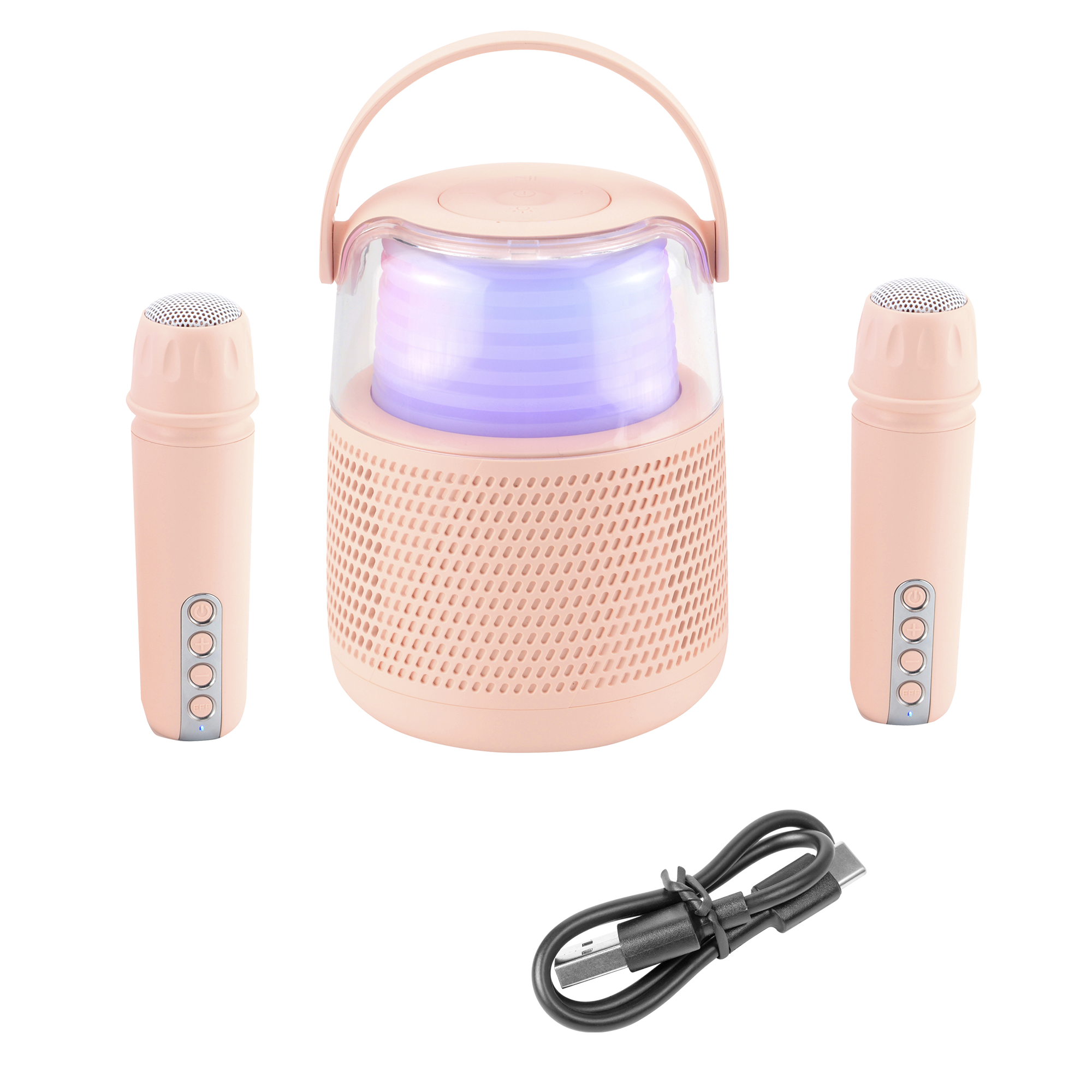 Kids Karaoke Speaker KKS-2M – Bluetooth speaker with LED lights & sound effects