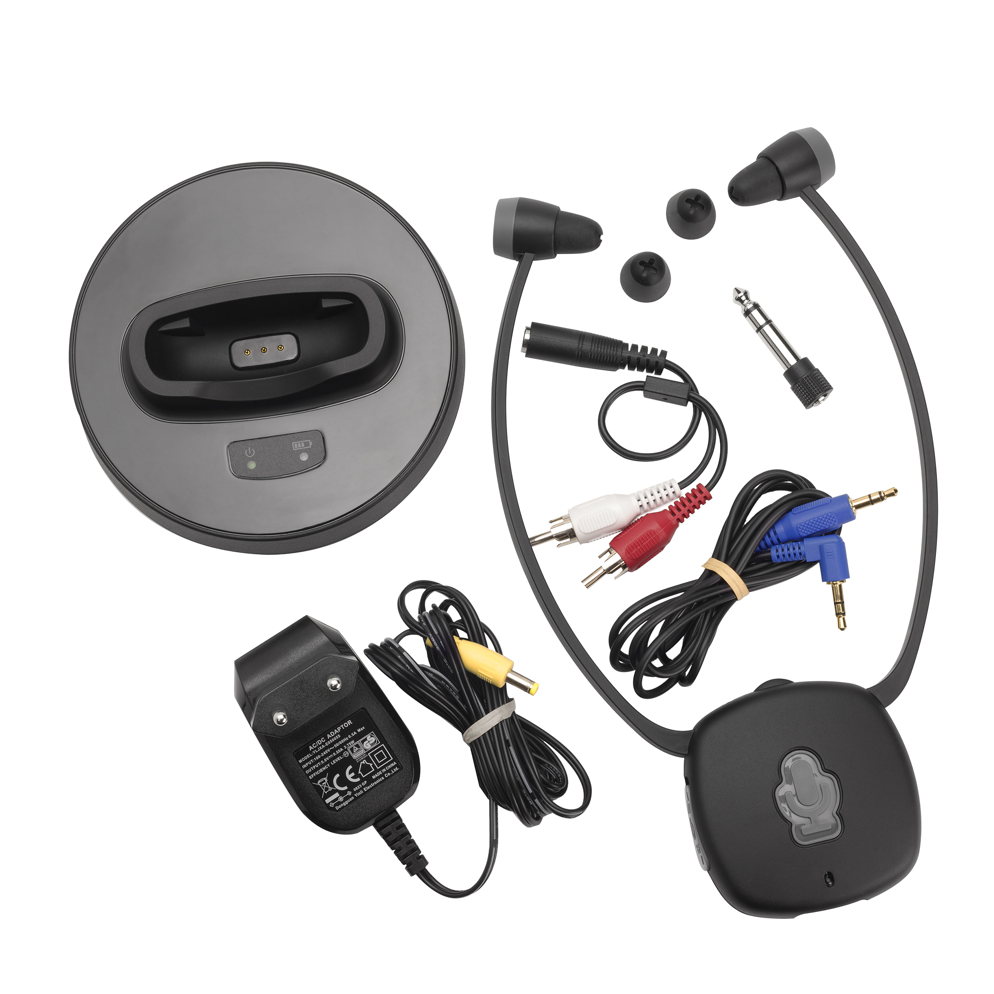 TV Hearing Aid TV-700 – Wireless hearing aid for TV, music & smartphones with 13 hours of battery life