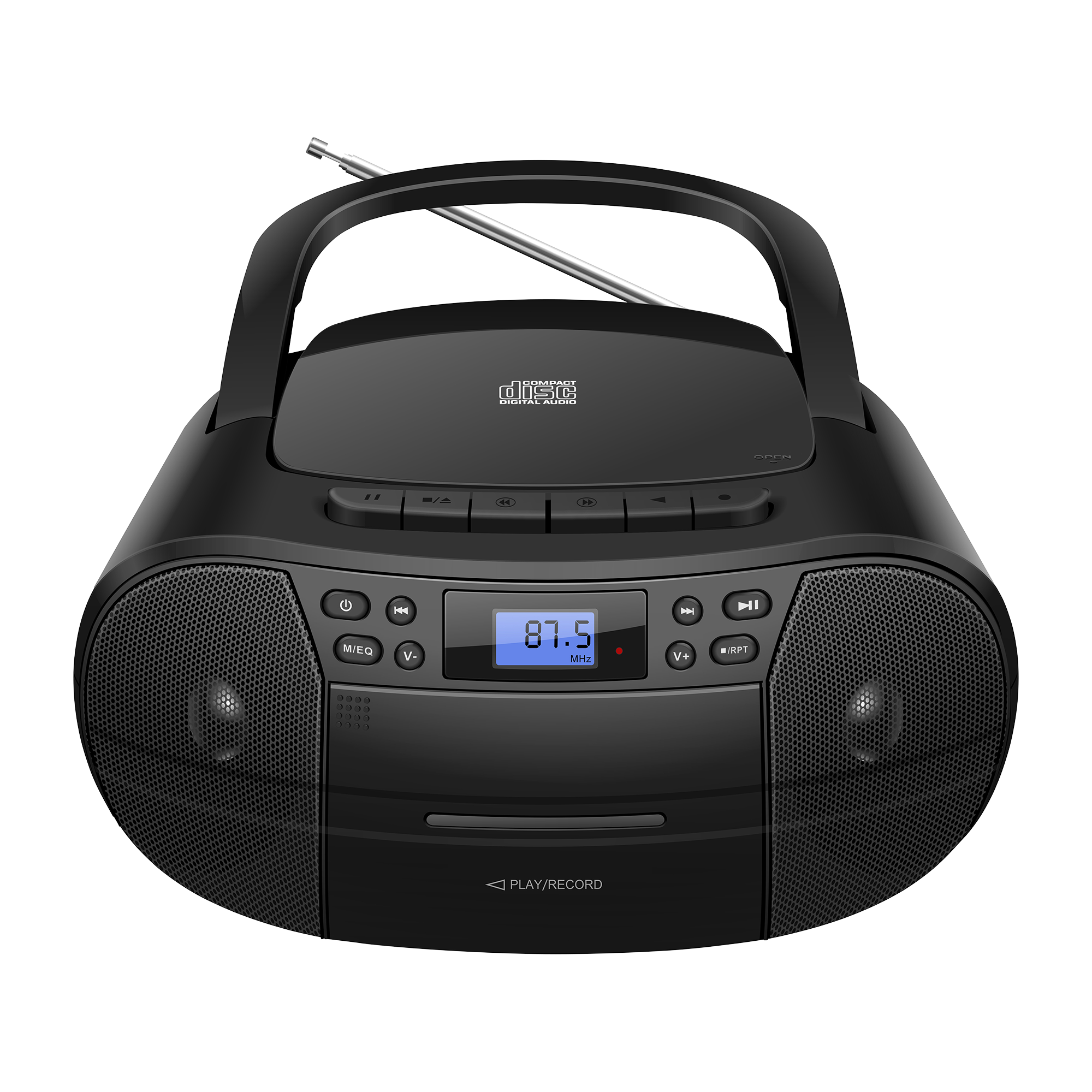 CD-Boombox CB-1 – Vielseitige Musikanlage mit CD, Kassette, USB & Radio