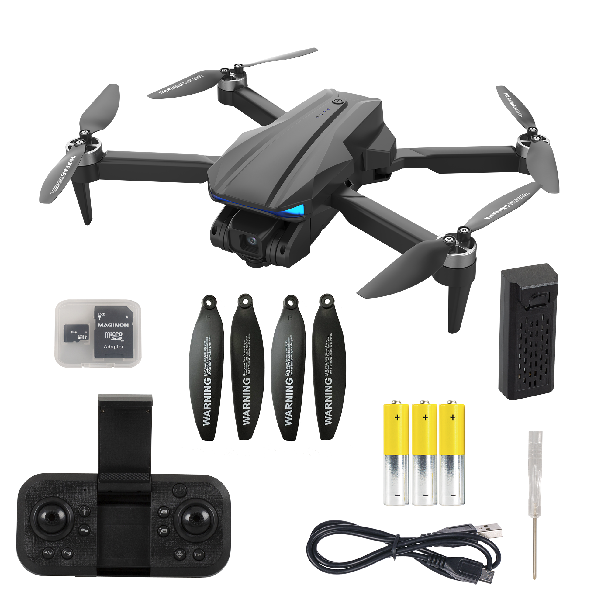 Quadrokopter QC-900 – HD-Kamera, Hinderniserkennung & Live-Übertragung