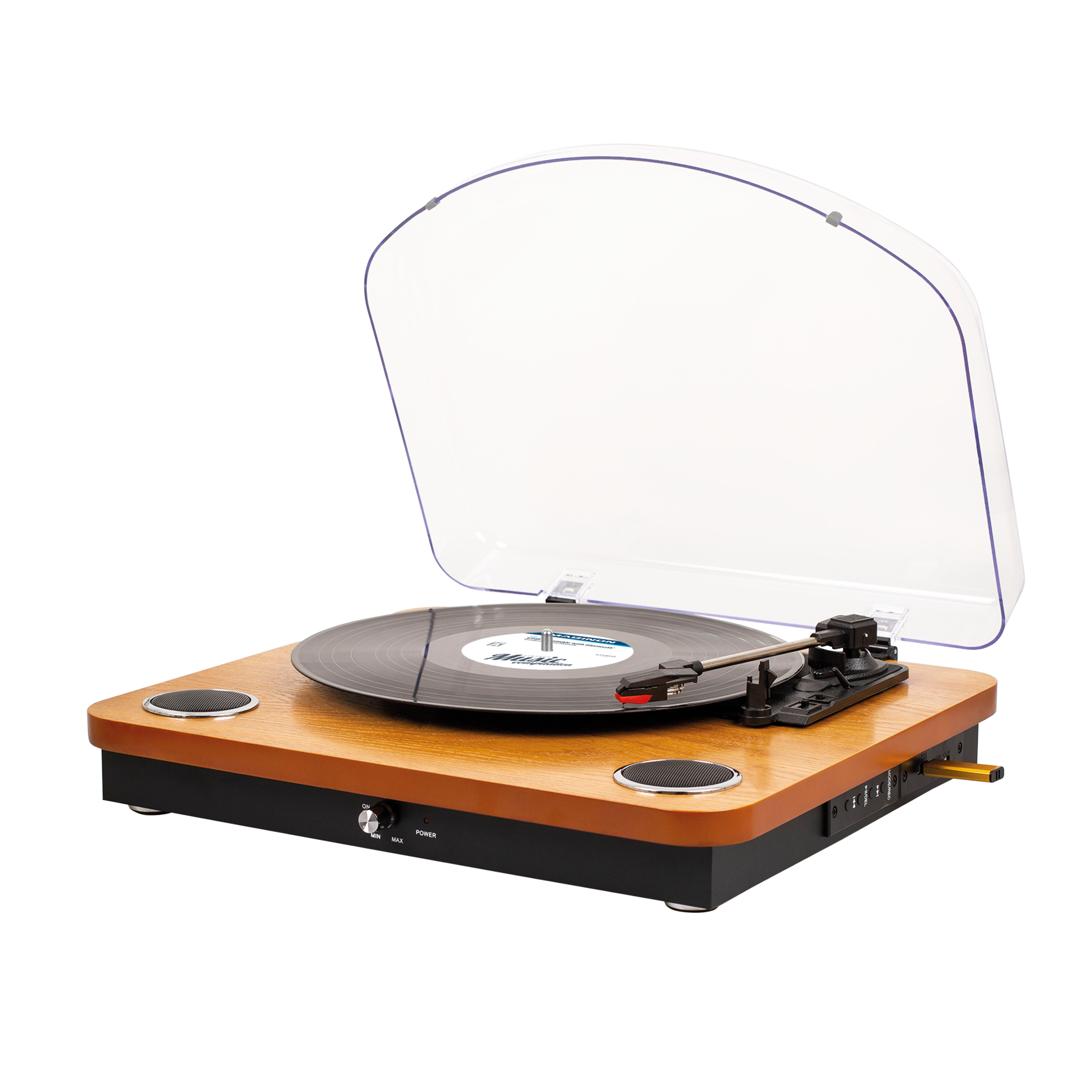 B-goods:record player HS-T08 - Black
