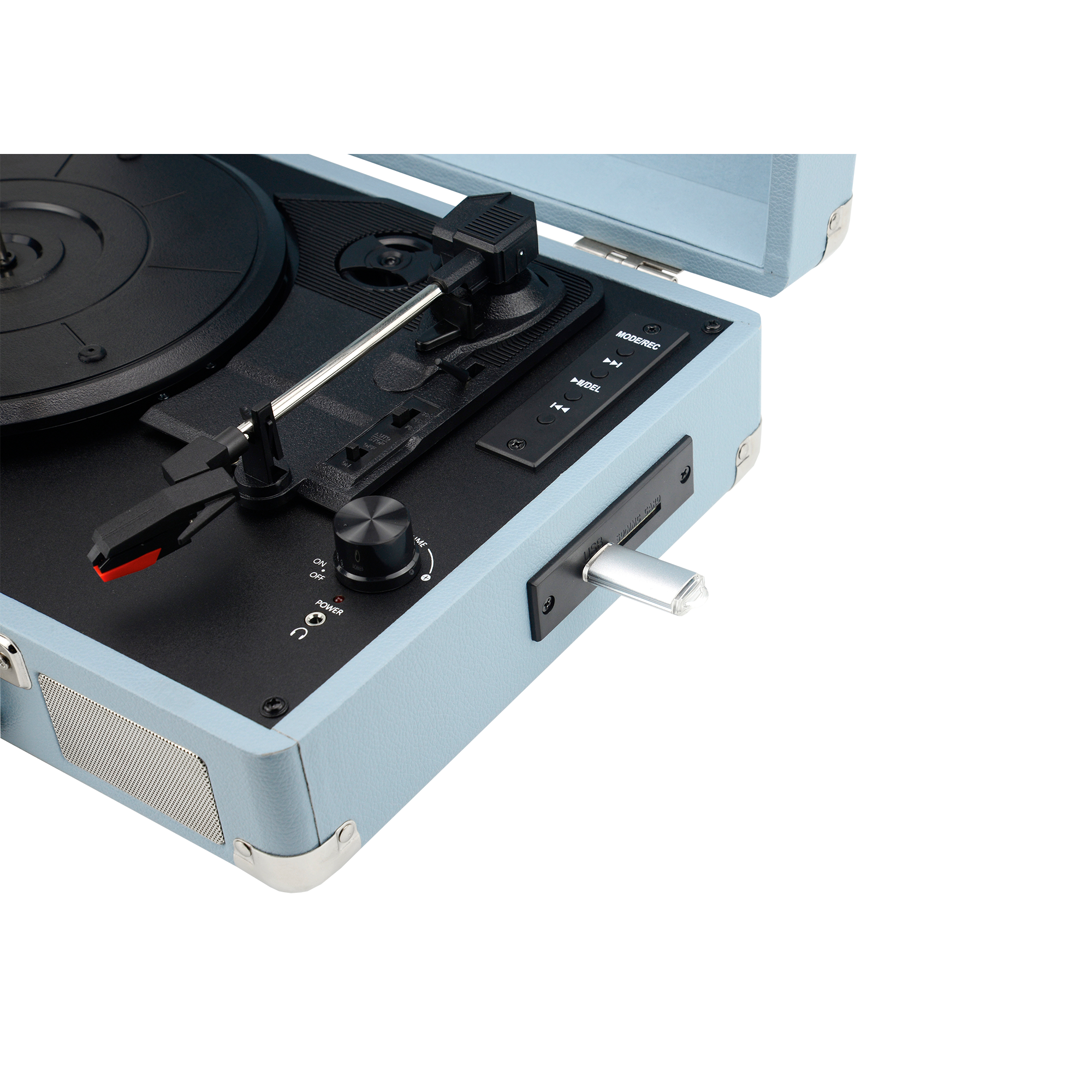 Retro turntable RRP-1 – Bluetooth, USB & SD cards, Direct digitization