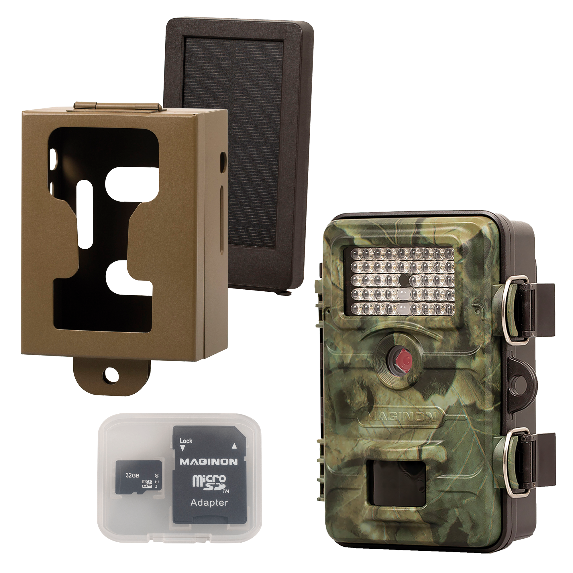 Wildkamera WK-4HDW Profi-Set – Full-HD, 42 IR-LEDs & Live-View