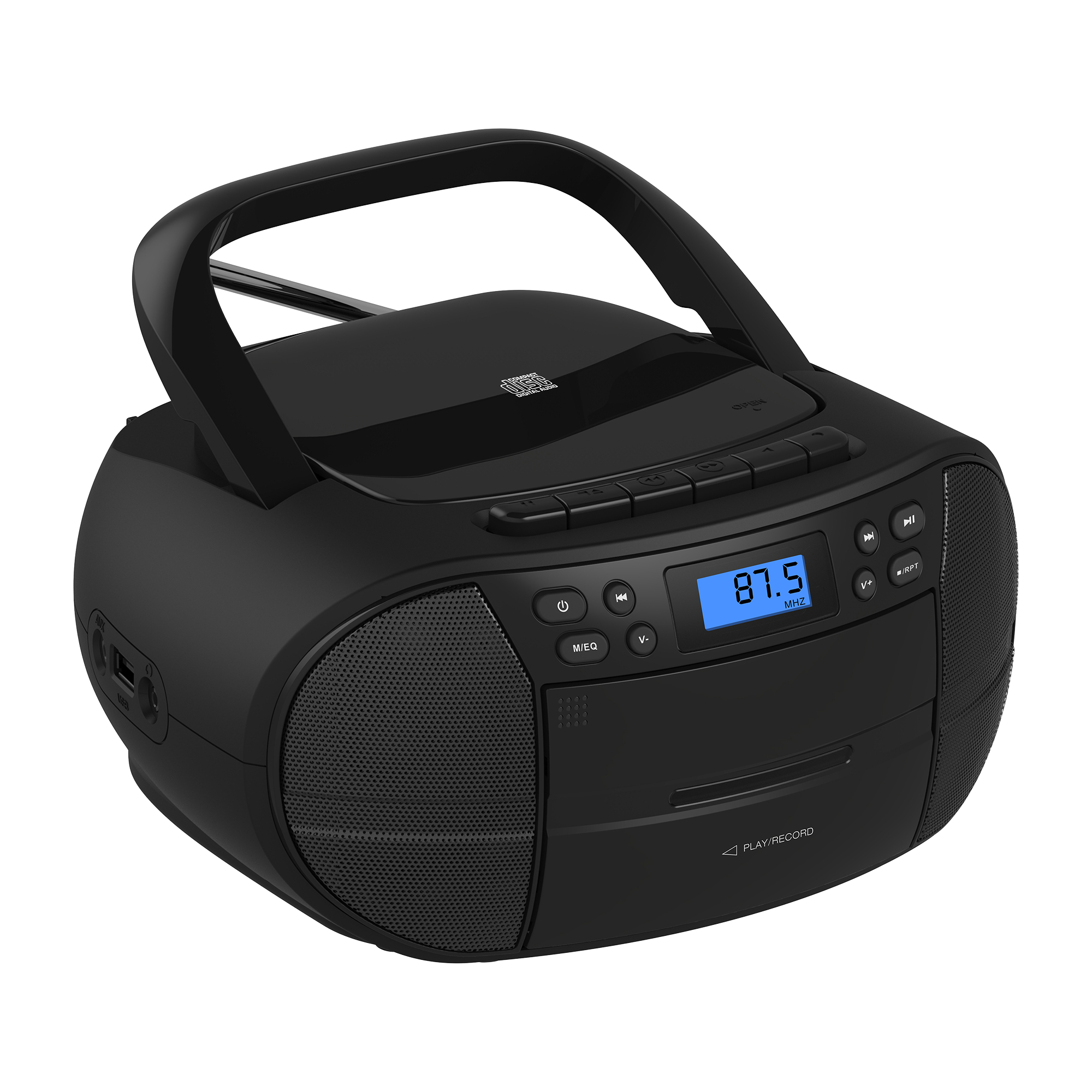 CD-Boombox CB-1 – Vielseitige Musikanlage mit CD, Kassette, USB & Radio