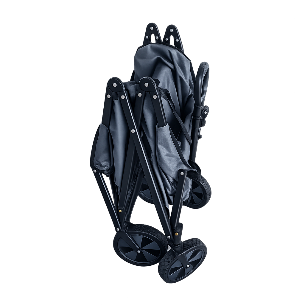 Faltbarer Bollerwagen 90L – robust, leicht & platzsparend