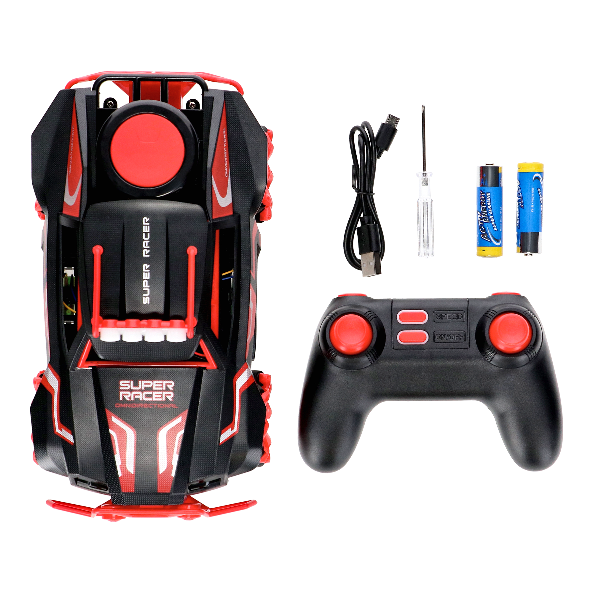 B-stock:RCC-1 remote control car - black/red
