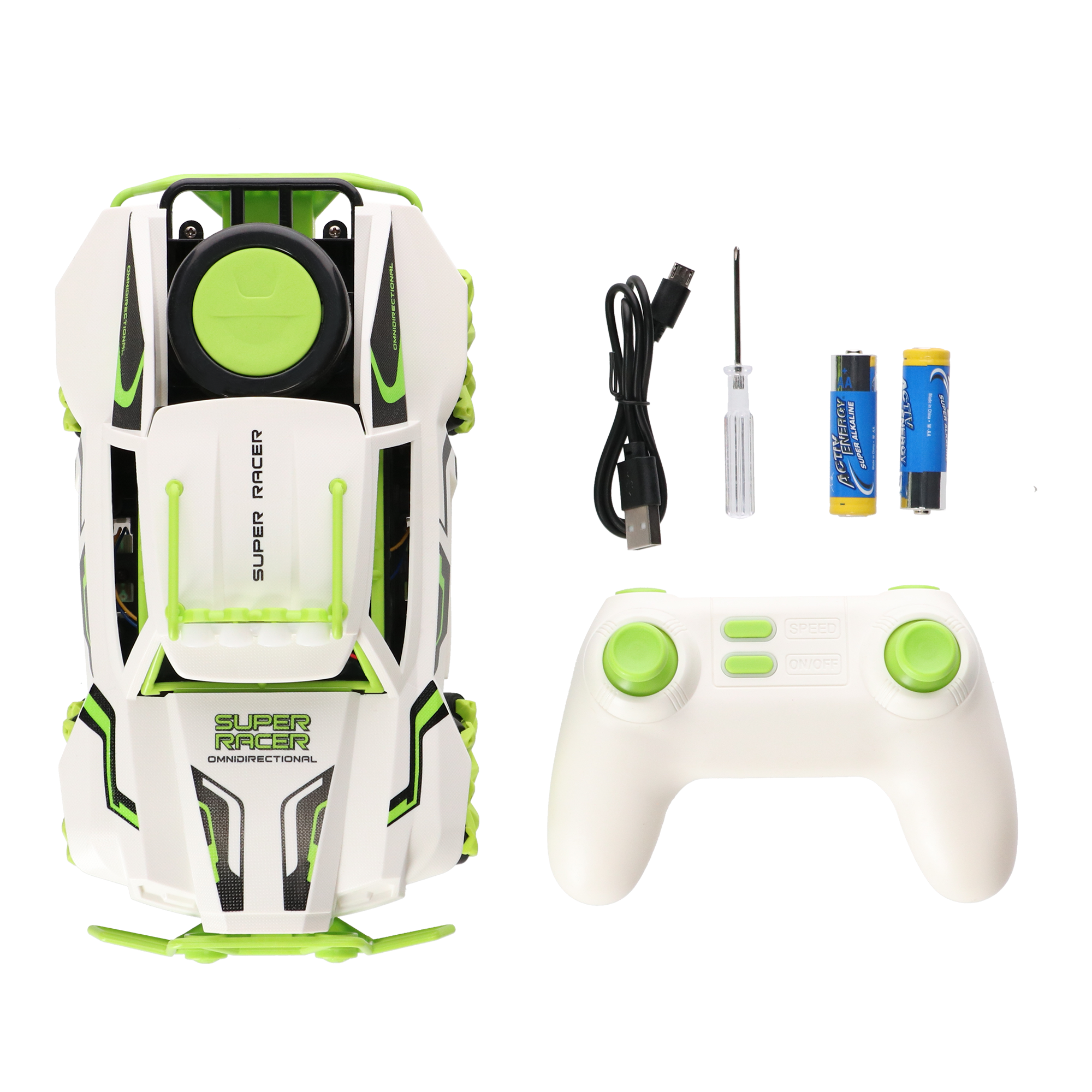 B-stock:RCC-1 remote control car - white/red