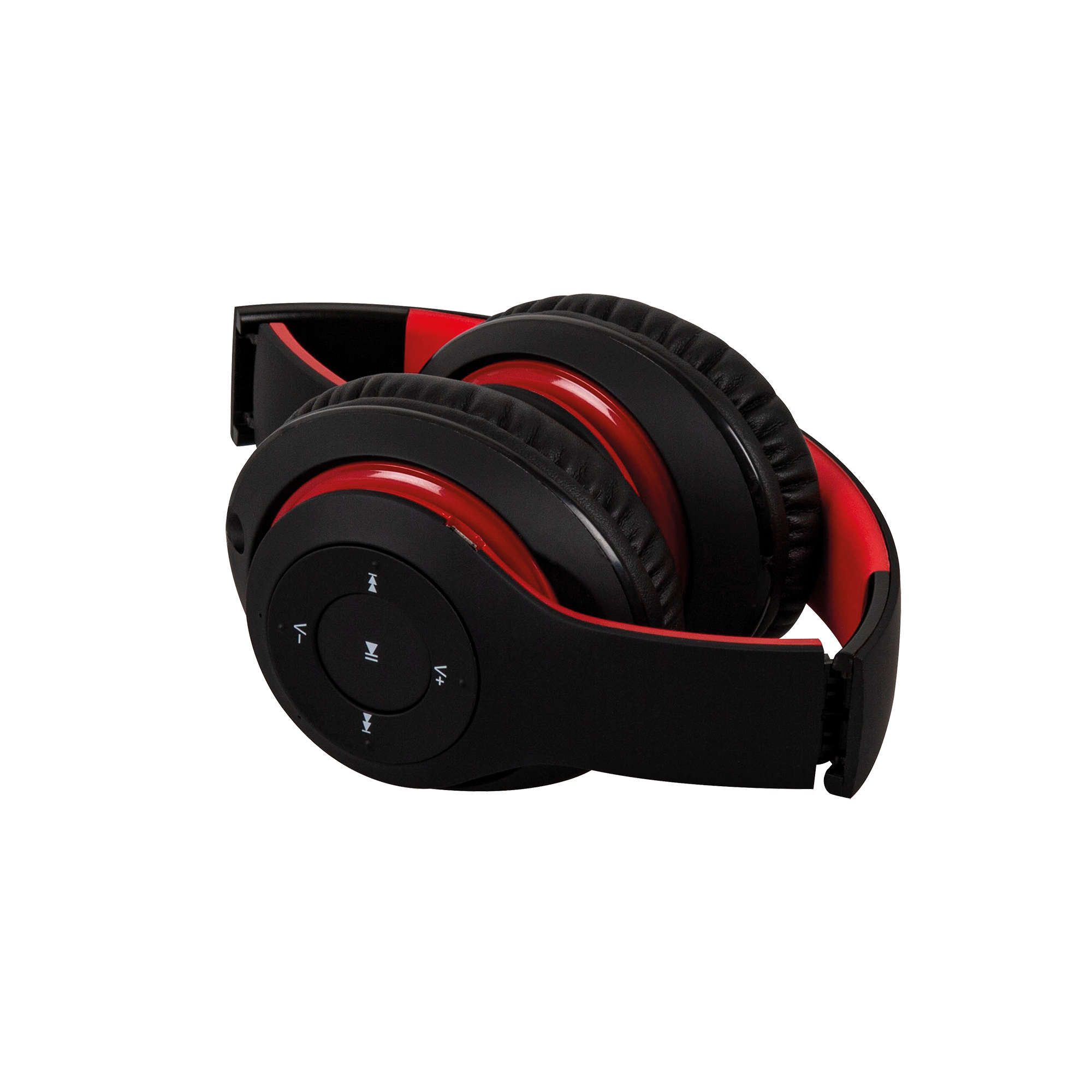 Second-hand goods:BTH-3 headphones with Bluetooth - black/red