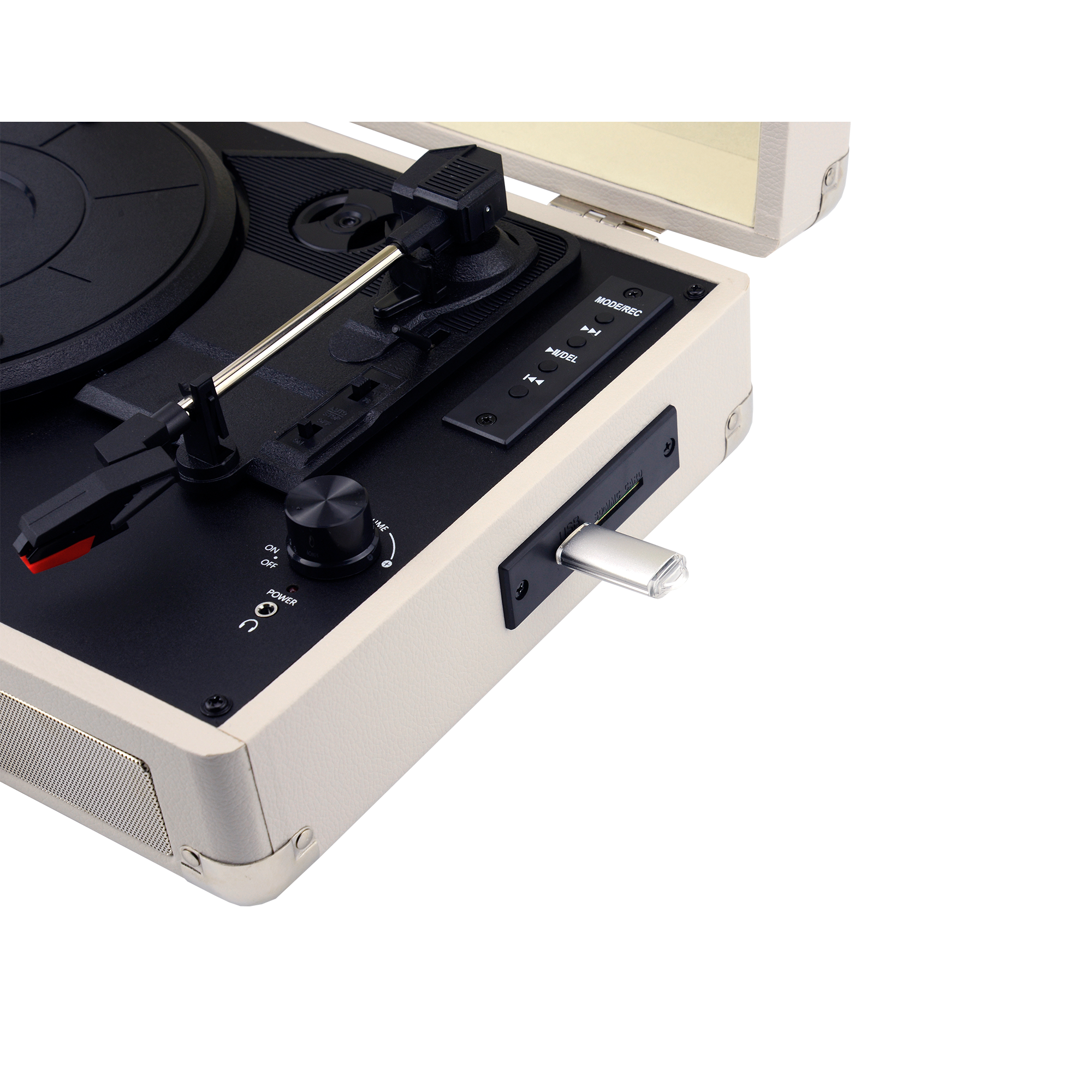 Retro turntable RRP-1 – Bluetooth, USB & SD cards, Direct digitization